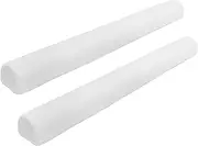 fond + found 2 Pack Mesh Fabric Bed Rail Bumpers Foam Safety Bed Rail for Kids Toddlers, Non-Slip Bed Bumper Breathable Washable Cover for Twin, Queen, King Beds