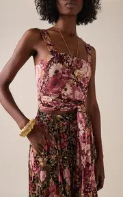 [Chloé] Gold-Tone Shell Pearl Pendant Necklace