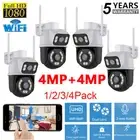8 MP Wireless IP Camera WIFI Outdoor CCTV PTZ Smart Home Security IR Cam System