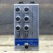 Empress Effects Bass Compressor Analog Signal Silver Sparkle Bass Effect Pedal
