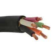 250' 14/5 SEOOW Flexible Cord Portable Power Cable TPE Jacket Black 600V