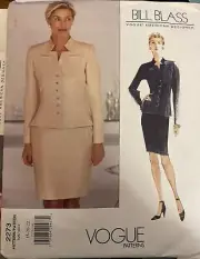 Vogue 2273 Bill Blass Suit Pattern womens 18-20-22