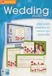 My Memories WEDDING STUDIO Stationary Design Software MAC+Windows XP/Vista/7 NEW