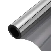 Reflective Window Film One Way Daytime Mirror Privacy Film,Black Silver 23"x32'