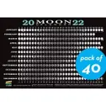 2022 MOON CALENDAR CARD (40 PACK): LUNAR PHASES, ECLIPSES, AND MORE!