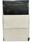 Donna Karan Home Silk Indulgence Queen Flat Sheet IVORY Cotton/Silk Blend