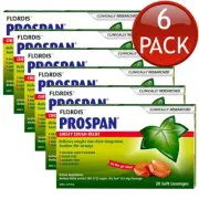 6 x Prospan Chesty Cough Relief Soft Lozenges Non Drowsy Sugar Free 20 Pack