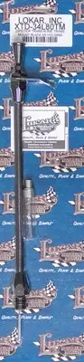 Lokar XTD-34L80TM Hi-Tech Transmission Dipstick - Transmission Mount - Braided