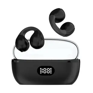 楓林宜居 新款夾耳式藍牙耳機不入耳高清數顯無線藍牙耳機TWS