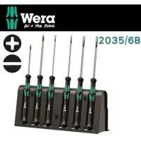 在飛比找momo購物網優惠-【Wera】精密電子起子組 6支組-附收納架(2035/6B