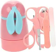 ULDIGI Nail Care Nail Clipper Scissors Tweezers Cute Case for Grooming Essentials for Parents and Diaper Bag