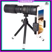 10-300X40mm BAK4 棱鏡單筒望遠鏡觀察鏡帶手機支架和三腳架，適用於成人觀鳥野營遠足 SNKE