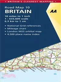 在飛比找三民網路書店優惠-Aa Britain Road Map