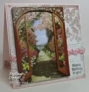 (3) Flower Soft Papercraft Di-Cut Blank Frames