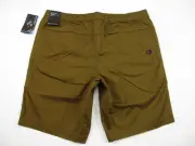 Mens XL Black Diamond Notion Shorts Dark Curry brown drawstring climbing hiking