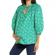 TOPSHOP | NWT Green Floral Maternity Top | 6