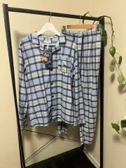 PETER ALEXANDER - Mens Checkered Long PJ Pyjama Set - Size S - BNWT -RRP $109