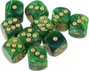 TX GIRL 20 Pieces Dice Set Craps Set D6 Spot Dice Game Dice Casino Dice for D&D MTG Role Playing Game Player Toys (Size : 16mm/0.63inch)