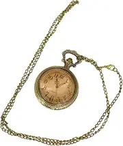 [SAFIGLE] 1 PC Pocket Watch Chains Musical Pour Carabiner Watches Numeral Classic Automatic Retro Vintage Watch Digital Watch Number Necklace Watch Cases for Men Chained Design Watch Alloy