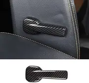 Car Seat Waist Decoration Cover Compatible with Ford Ranger 2015 2016 2017 2018 2019 2020 2021 2022 Aunginsy Car Seat Lumbar Trim Cover Sticker Protection ABS Carbon Fiber Pattern Interior Accessories