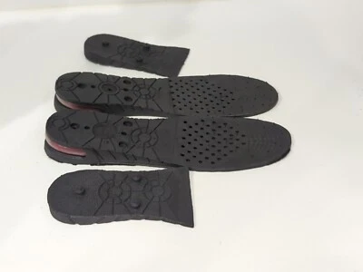 Mens Height Increase Insoles Air Cushion Taller Shoe inserts Lift 2 2" layer set