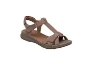 Clarks Womens/Ladies Un Adorn Vibe Leather Sandals (Taupe) (4 UK)