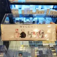 在飛比找蝦皮購物優惠-Bvlgari寶格麗金漾玫瑰白粉紫水晶女士香水Q版小樣五件套