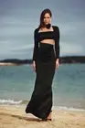 SONYA MODA RUBA CUT OUT GOWN black size 12 BNWT stunning dress sold out size