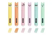 Legami: Teddy's Style Mini Pastel Highlighters Set of 6