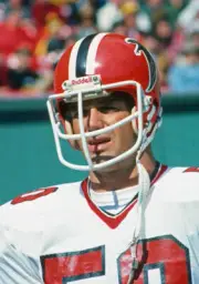 Linebacker Greg Brezina Of The Atlanta Falcons Nfl 1978 OLD PHOTO