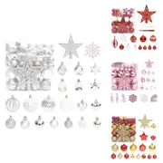 Christmas Bauble Set Christmas Ball Home Decor Christmas Decoration vidaXL