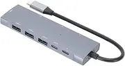 9 in 1 Docking Station, Type-C Adapter, Multiport Hub, 3.5mm Memory Card Docking Station - Widely Compatible - with 3pcs USB 3.0 Ports