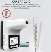 Wall Mounted Digital Thermometer Non-contact Temperature With Alarm & USB K3 Pro