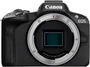 Canon EOS R50 Mirrorless Vlog Camera Black Body Only RF Mount 24.2MP 4K Video