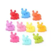 Snail Buttons Spring Garden Jewelry Making Sewing Supplies Assorted Lot 16mm 50p