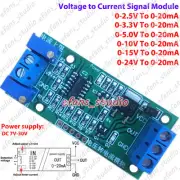 Voltage to Current 0-3.3V 5V 15V 24V To 0-20mA Transmit signal Conversion Module