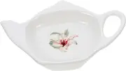 NAMOARLY Condiments Bowls Ceramics Dipping Sauce Plate Sauce Dish for Party White Tea Bag Stand