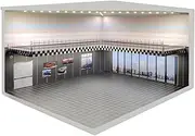 1:64 Vehicle Scene Display Case with Built-in LED for Diecast Cars, A