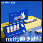 米菲MIFFY趣味鍵盤無線USB圓點復古臺式鍵盤鼠標創意卡通鍵鼠套裝