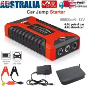 99800mAh Portable Car Jump Starter Power Bank Pack Battery Charger Booster 12V~