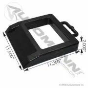 Aftermarket Wheel Chock Pallet Jack Black