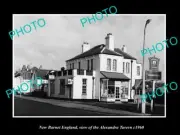 OLD 8x6 HISTORIC PHOTO NEW BARNET ENGLAND THE ALEXANDRA TAVERN c1960