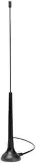 Rod Antenna for 3G, 2G, GSM, WLAN, Bluetooth, HSDPA, UMTS, WiFi Radio Networks with Magnetic Base and SMA/M Plug with 2.5 m Connection Cable with 5 dBi Gain, Gain