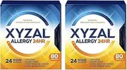 Chattem Labs Xyzal Allergy 24HR - 80 Count Tablets Per Box - Pack of 2 Boxes