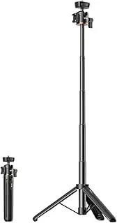 LICHIFIT Extendable Tripod Selfie Stick for DJI Osmo Pocket 3 Pocket Camera Length Adjustable Extension Rod with Rotatable Gimbal for Insta360 ONE X3 /X2 Action Camera Bracket Mount Holder