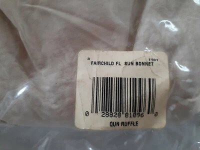 Ralph Lauren Queen Bed Skirt-Fairchild Sun Bonnet-Neutral 15" Drop NEW Cotton