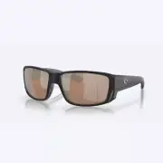 NEW Costa Del Mar Tuna Alley PRO Black Copper Silver Mirror Polarized Glass 580G