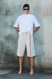 NICK TAILORED CUFF POPELINE SHORTS