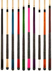 Viking Valhalla VA111-VA120 Hard Rock Maple Linen Wrap Pool/Billiard Cue