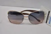 Skilcraft Fashion Sunglasses UVA/UVB Protections Rounded Metal Frame Rose